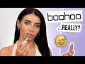 BOOHOO do MAKEUP?? Let's try it! *woah* (First Impressions + Review)