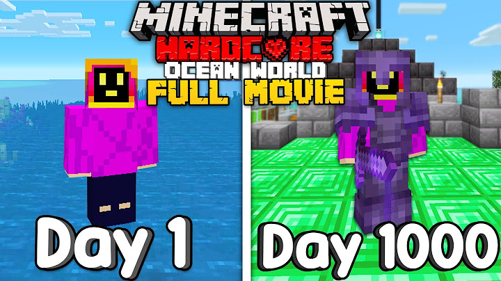 Saya Bertahan Hidup 1.000 Hari di Dunia Hanya Lautan di Minecraft Hardcore [FILM LENGKAP]