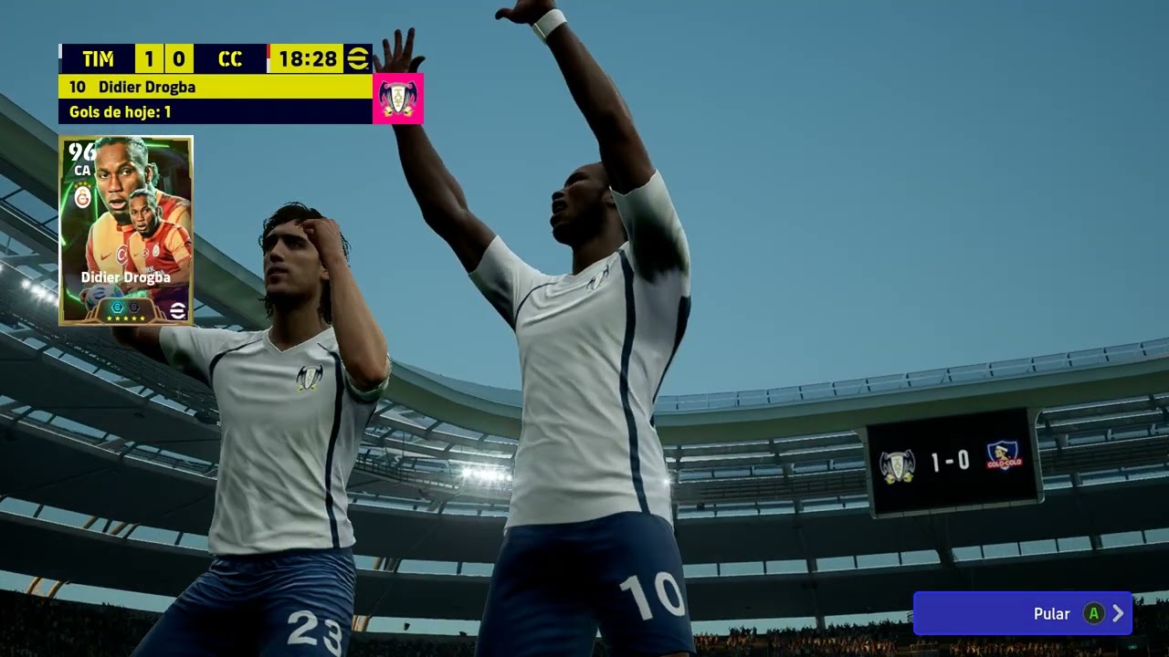 efutebol eu joguei com cara lee correu da partida