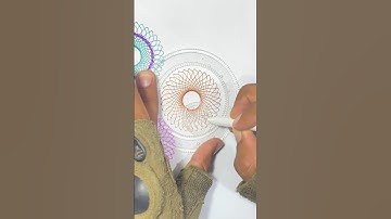 Spirograph Art draw ASMR Satisfying #shorts #spirograph #youtubeshorts