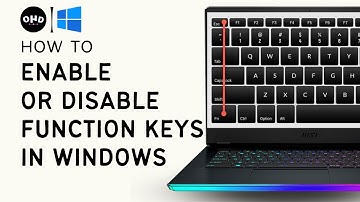 How to Enable or Disable Function Fn Keys in Windows 11/10 | Fix Functions Keys Not Working