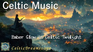 Celtic Music for Relaxation & Sleep | 1 Hour Ember Glow Twilight 🌅