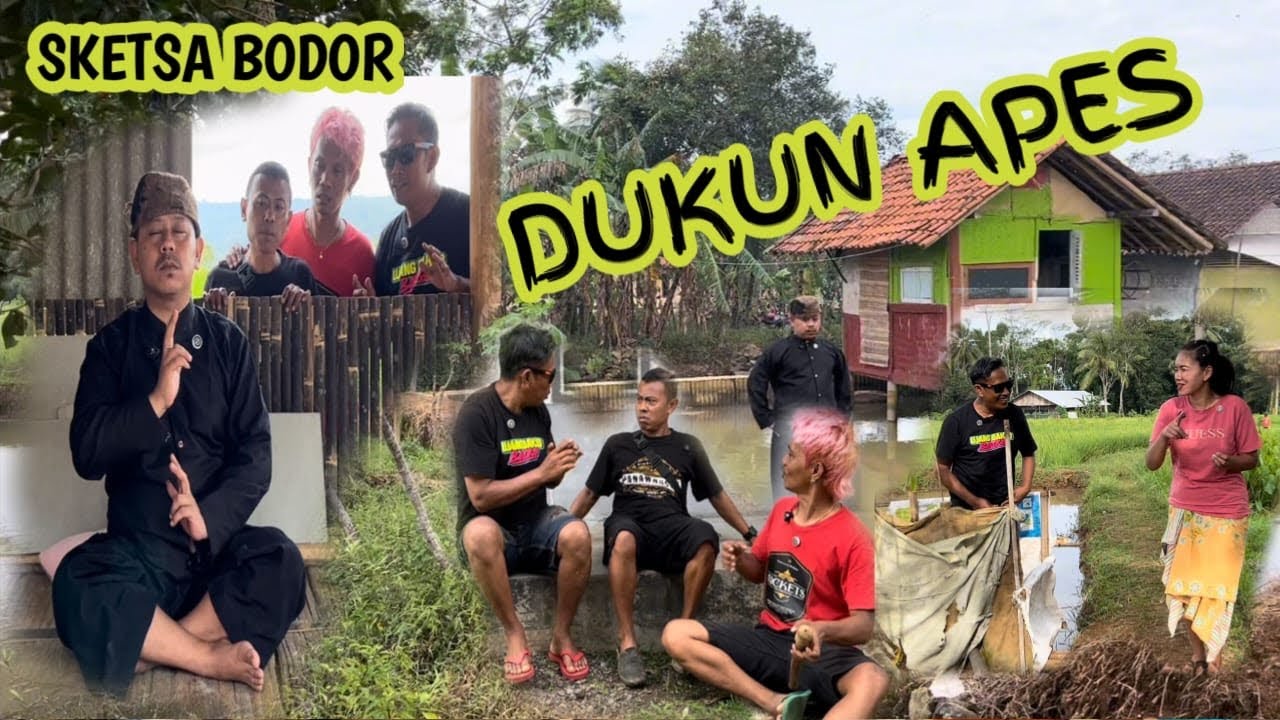 SKETSA BODOR DUKUN APES