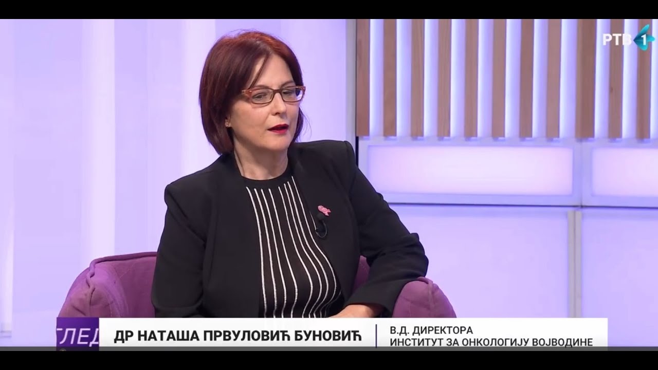 Prof.dr Nataša Prvulović Bunović – Oktobar mesec bobe protiv raka dojke. RTV Vojvodina. Razglednice.