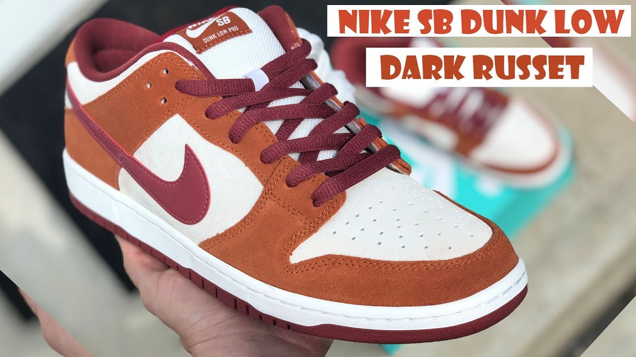 nike dunk sb dark russet