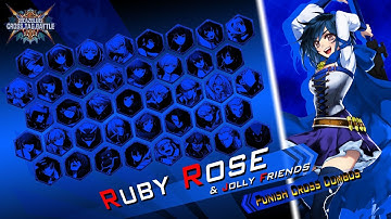 [BBTAG/BBCTB ver 1.31] Ruby & All characters Cross punish combo Exhibition