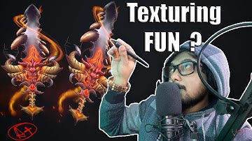 How to Texture A 3D Hand Painted Sword | Tutorial | 3D Texturing | Substance Painter | VOIDART