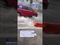 Lluvias intensas provocan fuertes corrientes de agua en calles de Álvaro Obregón