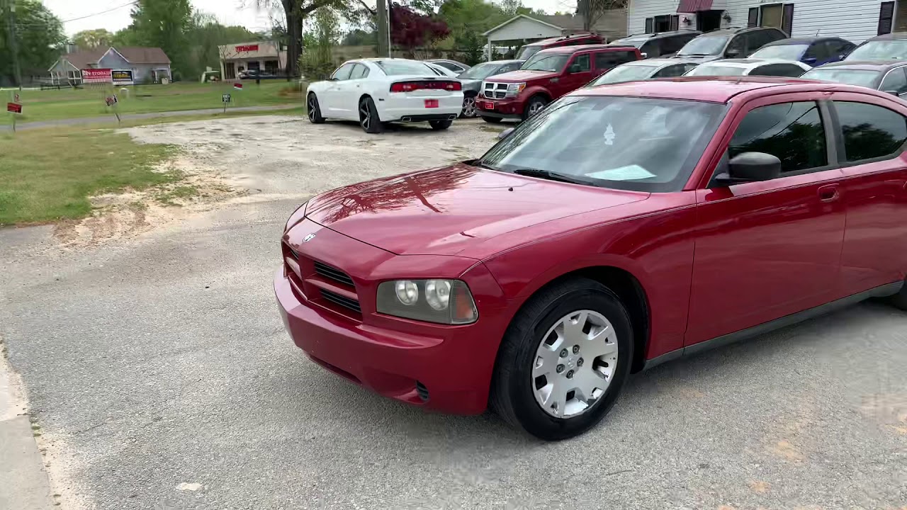 2007 Dodge Charger red Georgia Elite Auto Sales - YouTube