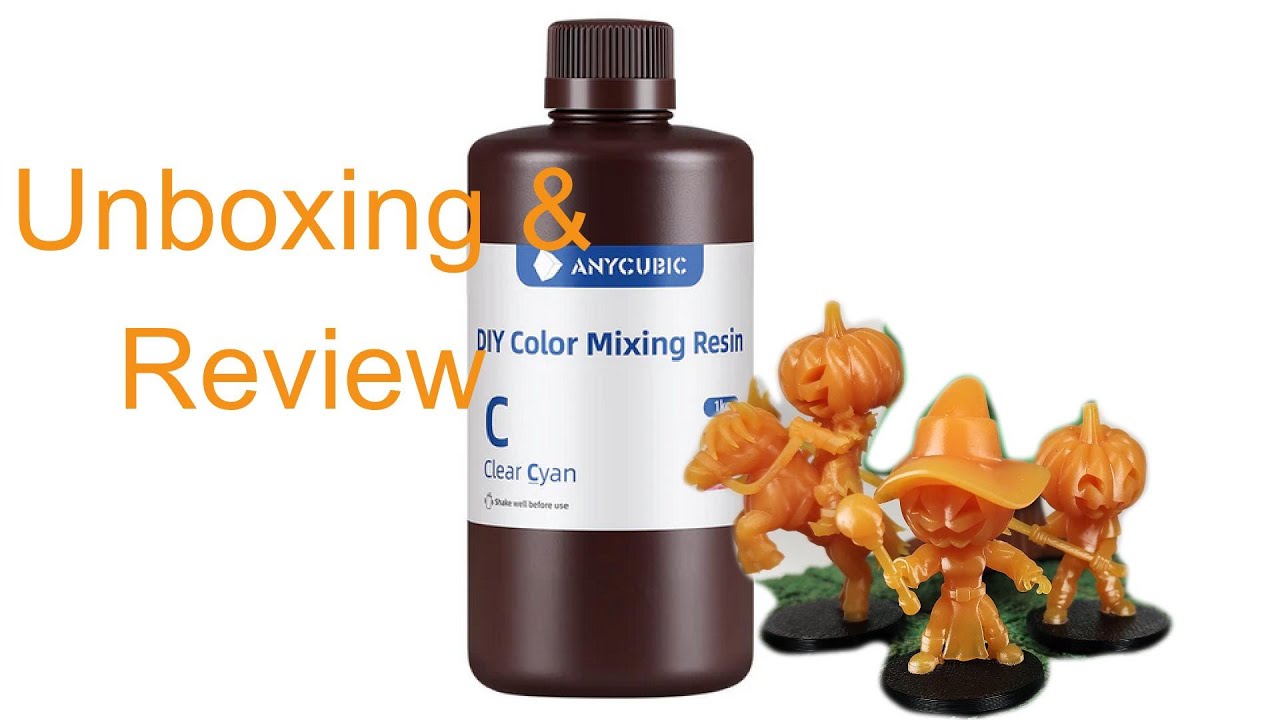 Распаковка и обзор смеси цветов Anycubic DIY