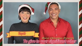 Top 5 "Worst Christmas Presents to Give to Your Significant Other" with @TheJasonGustavo