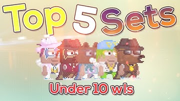 BEST SETS UNDER 10 WLS (GROWTOPIA)