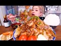 【大食い】『豚の生姜焼き定食』を山盛り食べたい時ってあるよね？ごはん山脈と合わせて今日も優勝。【モッパン】【MUKBANG】