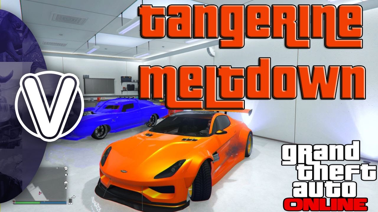 GTA 5 Online Tangerine Meltdown Paint Job (GTA 5 Online Rare Crew