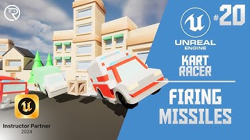 Unreal Engine 5 Tutorial -  Kart Racer Series Part 20: Firing Missiles