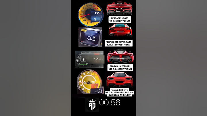All #Ferrari battle #296 GTB vs #812 super fast vs #LaFerrari vs #488 #GTB