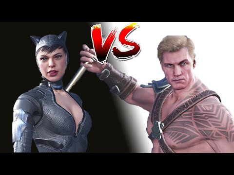 Aquaman vs Catwoman Süper Hero Wars Injustice 2