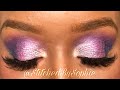 Purple Eyeshadow Glam 💜