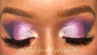 Purple Eyeshadow Glam 💜