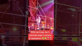 Coez “CANTA” da ubriaco🍷 e cade