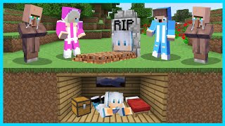 MIPAN \u0026 ZUZUZU DI PRANK! AKUDAV BUAT RUMAH RAHASIA DI BAWAH KUBURAN DI MINECRAFT SURVIVAL!