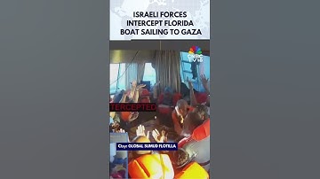 WATCH: Israeli Forces Intercept Florida Boat Sailing Towards Gaza | Global Sumud Flotilla | N18G