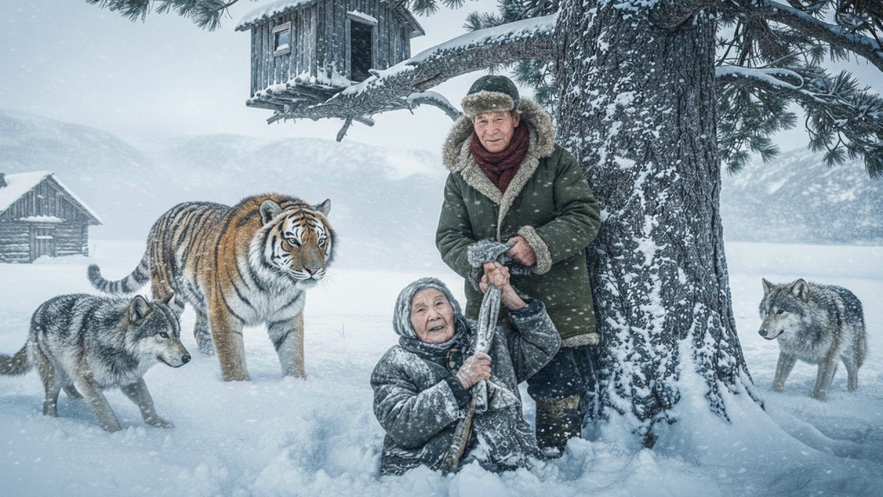 HOW AN ELDERLY COUPLE ENDURED -71°C AS WILD ANIMALS CLOSED IN AROUND THEM