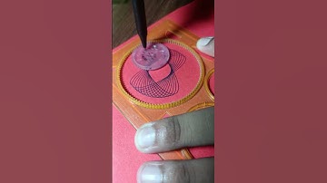 Amazing Short Video #spirograph #satisfying #art #pattern #skill #pattern #india #usa #asmr #draw