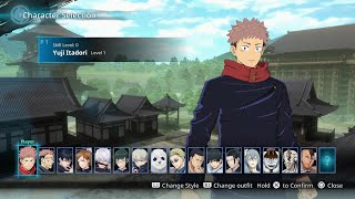 Jujutsu Kaisen Cursed Clash - All Characters Roster Select (HD) 鬼滅の刃：ヒノカミ血風譚 by PS360HD2 19,215 views 3 months ago 4 minutes, 4 seconds