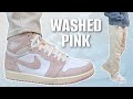 The CLEANEST pair of Jordan 1s for Spring - Jordan 1 Washed Pink Review & On feet + How to Style