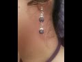 DIY Como hacer ARETES ELEGANTES DE CRISTAL