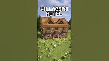 Minecraft Villagers Hotel 🏠 Tutorial #minecraft