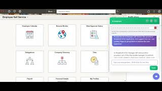 AI Chat Overlay in PeopleSoft HCM Application screenshot 3
