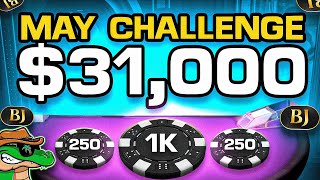 Start of May's $31,000 Daily Blackjack Challenge ! screenshot 4