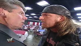 Triple H & Vince McMahon Backstage Segment Raw April 2 2001 