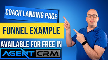 Coach Landing page Funnel Example - Download for Free in Click & Play Library  #AgentCRM #crm