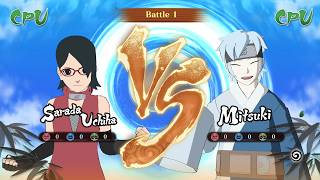 Sarada Uchiha Vs Mitsuki | Naruto x Boruto Ultimate Ninja Storm Connections | Mods | 4K 60fps screenshot 4