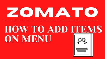 How to add an item to a menu in zomato , image approve , increase sale GNG SUPPORT