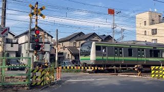 JR横浜線とJR相模線！ #電車と踏切動画 Railroad Crossing Japan