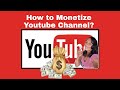 How to monetize youtube channel  florivic narismaarnado