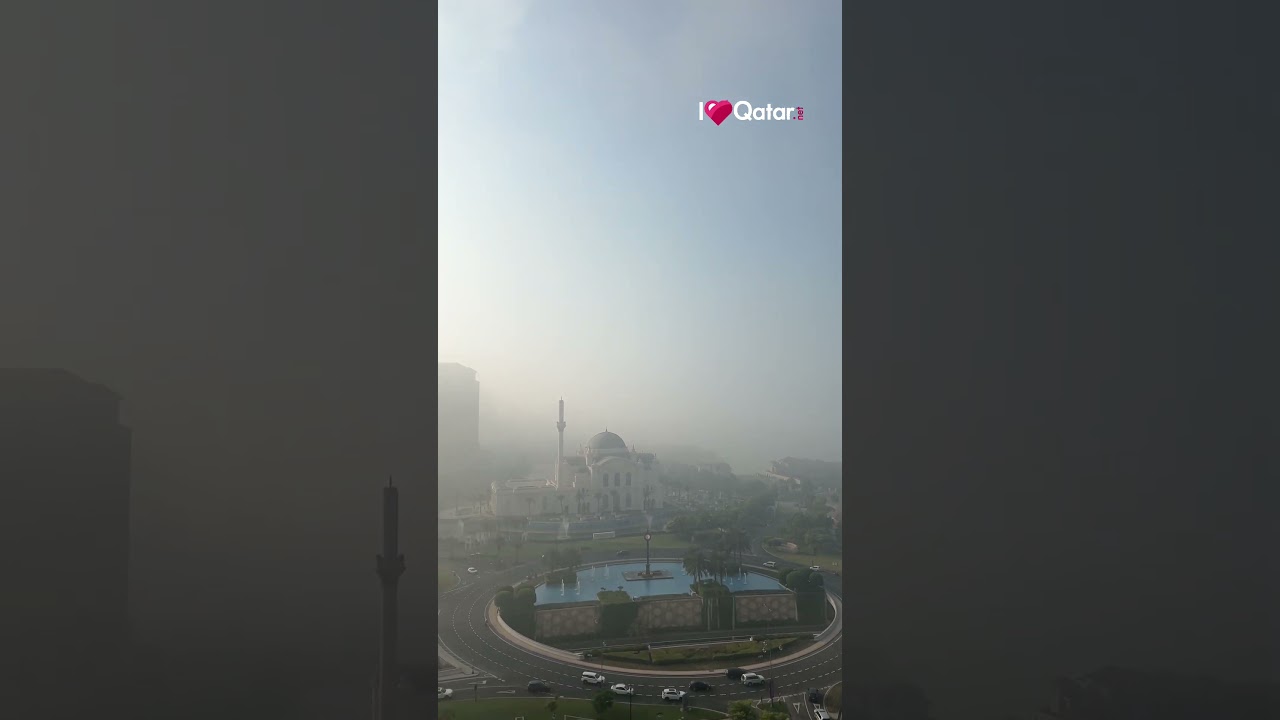 Foggy weather in Qatar on 5 November 2024