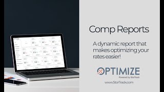 StorTrack Comp Reports - Easier Pricing Optimization!