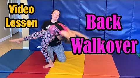 How to do a BACK WALKOVER at home! MGA Gymnastics
