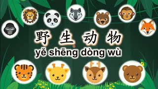 华文 Bahasa Cina  - 野生动物 Haiwan Liar