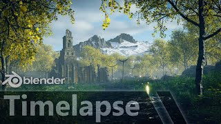 Blender Timelapse - Elden Ring environment