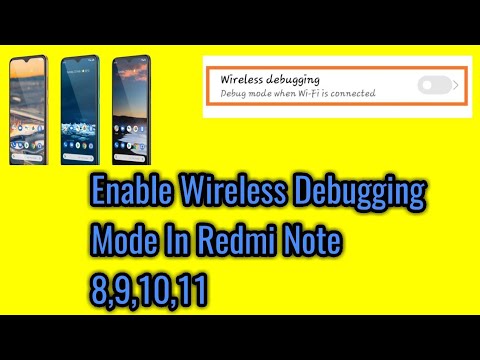 Enable wireless debugging mode in redmi note 8,9,10,11.