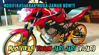 Keren!!! Modifikasi Vixion Jari-Jari (Vijar) Pamekasan