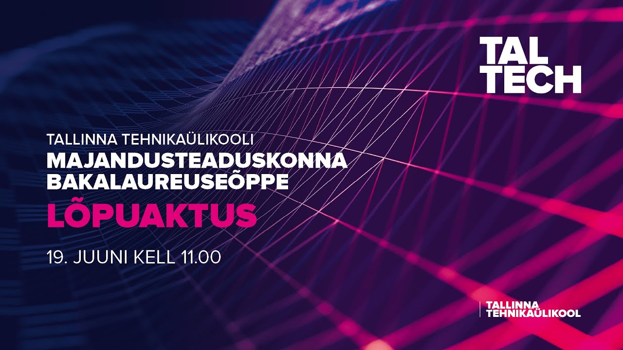 Majandusteaduskonna bakalaureuseõppe lõpuaktus