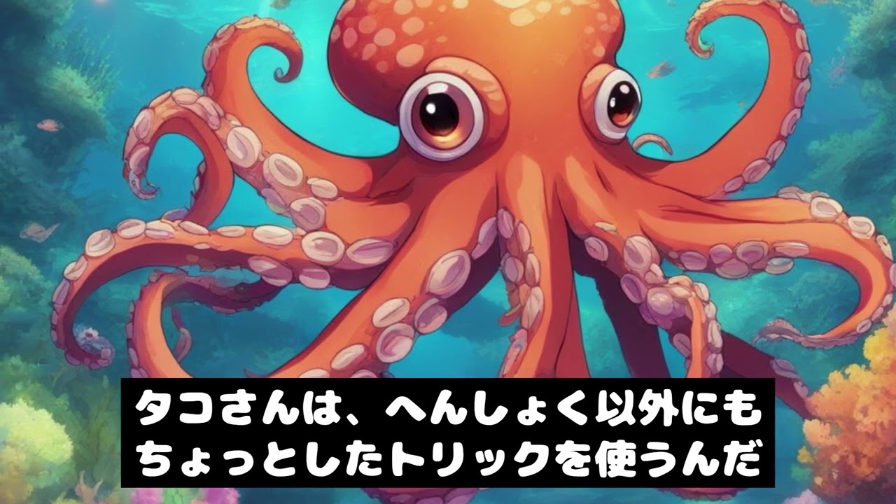 海の中の怪獣タコ！かくれんぼの名人！？ - YouTube