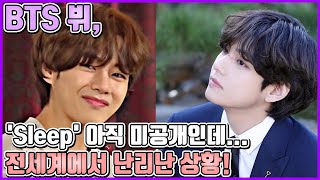 【ENG】BTS 뷔, 미공개 자작곡 'sleep' 일러스트로 재탄생!! 팬들 포근~ BTS V 돌곰별곰TV